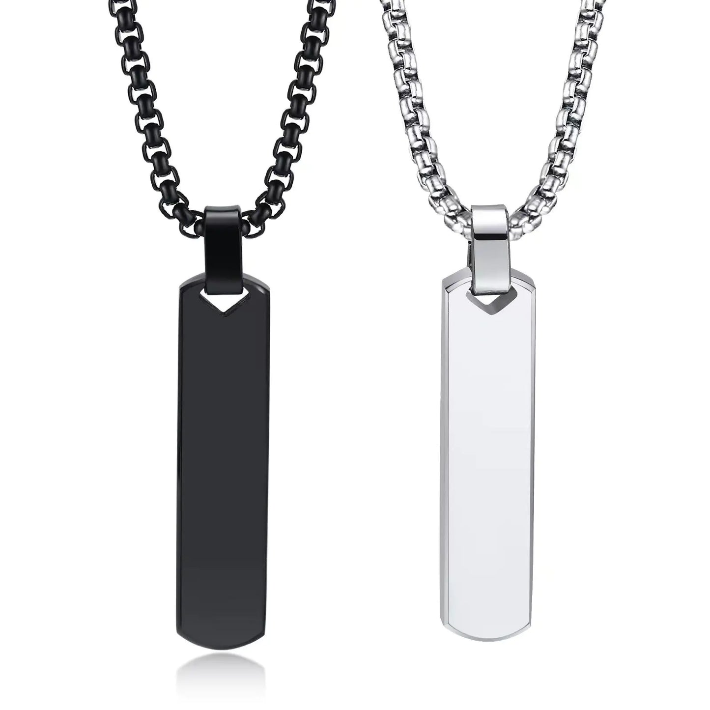 Men's Rectangular Necklace