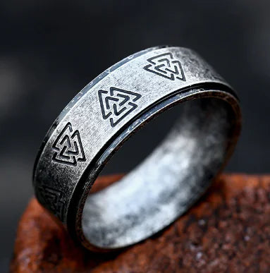 Korean Chic Vintage Steel Ring
