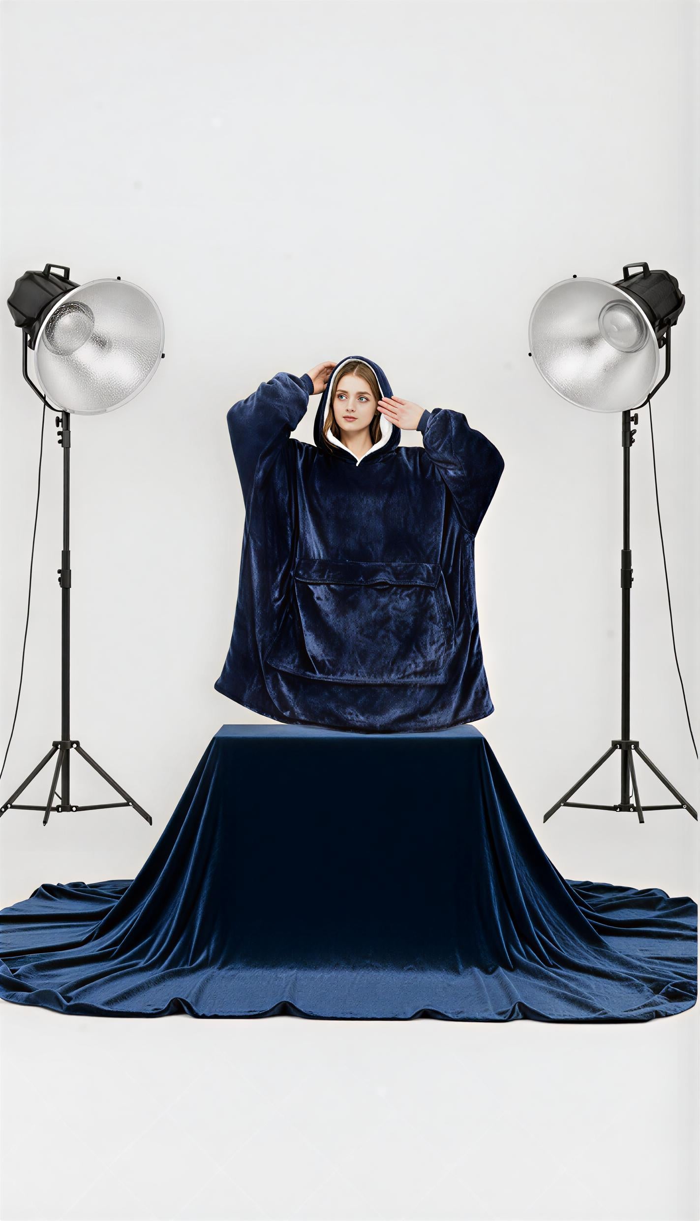 Heated Hoodie Blanket