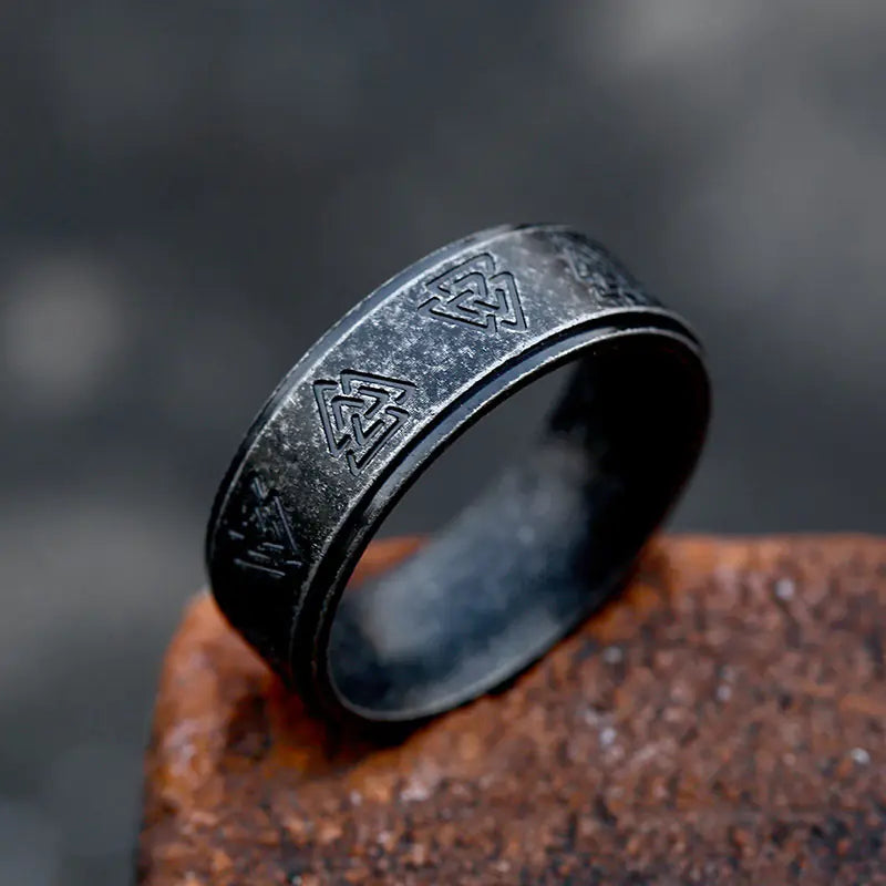 Korean Chic Vintage Steel Ring