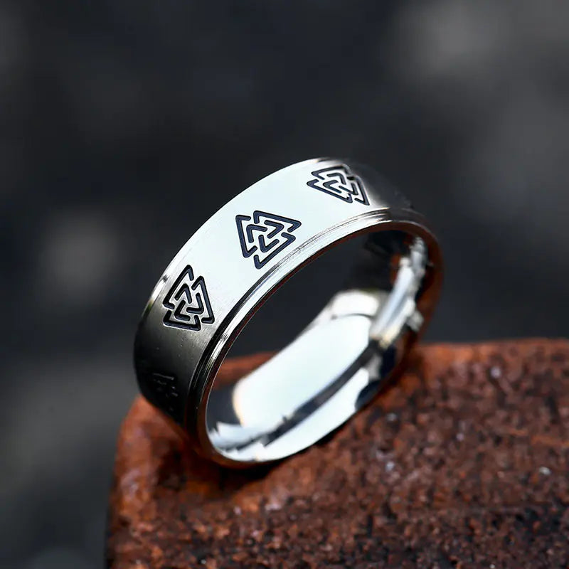 Korean Chic Vintage Steel Ring