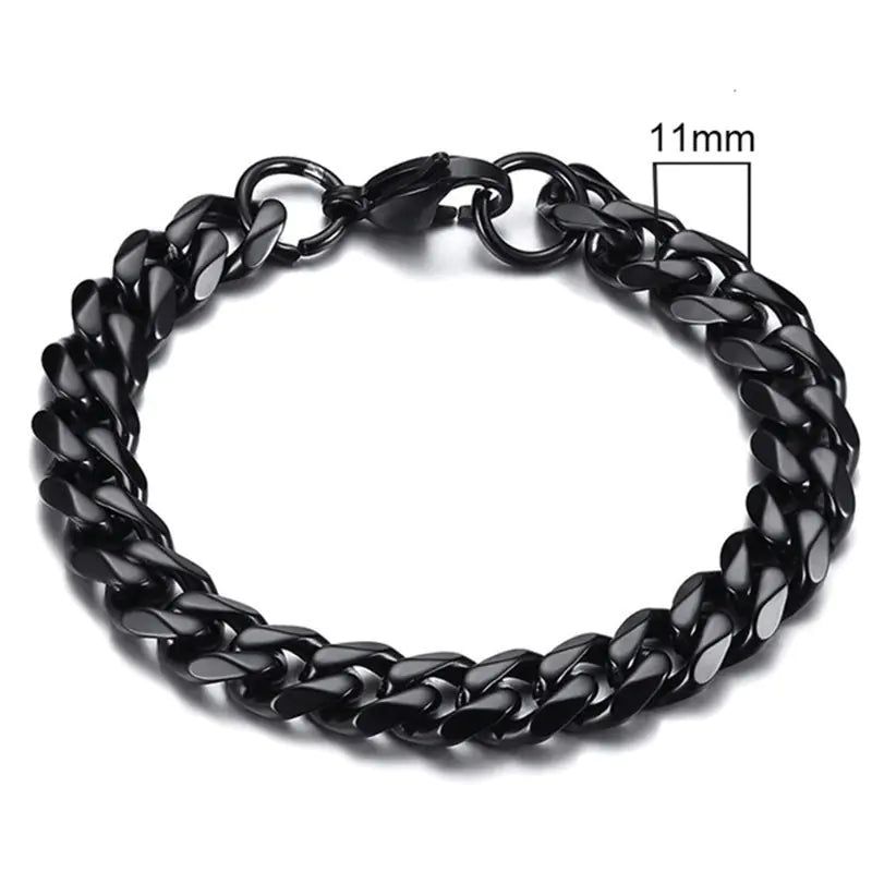 Stainless Cuban Steel Bracelet