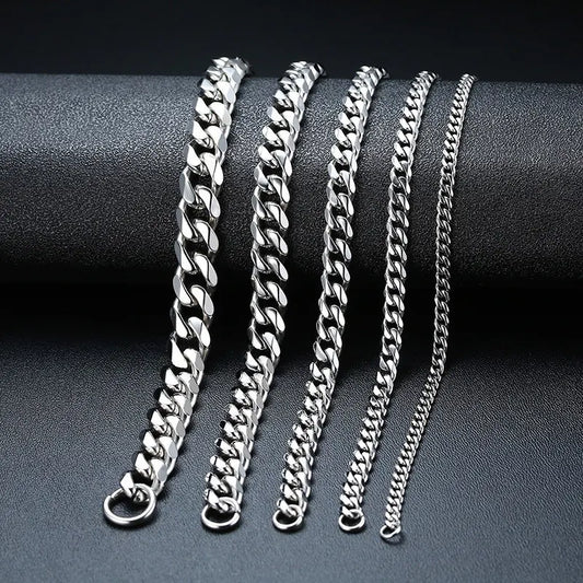 Stainless Cuban Steel Bracelet