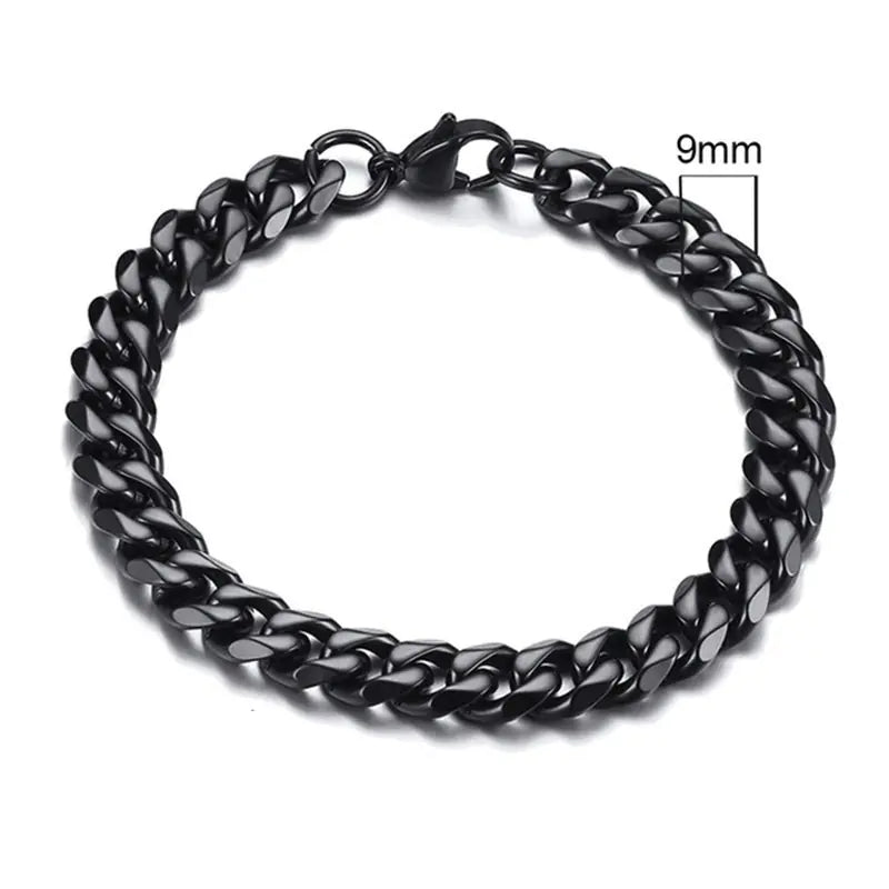 Stainless Cuban Steel Bracelet